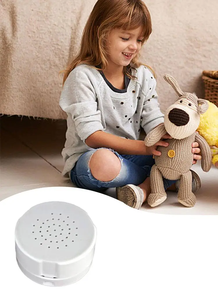 봉제인형 소리 녹음기 60초 버튼 사운드 박스 장난감 녹음 장치 플러시 장난감 맞춤 메시지 녹음기 음성 박스