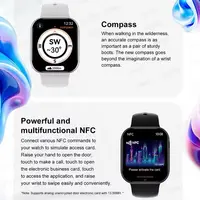 2025 nouveau pour Apple GPS montre 10 montre intelligente hommes HD AMOLED mémoire musique 3D Surround Bluetooth appel étanche Smartwatch femme 5