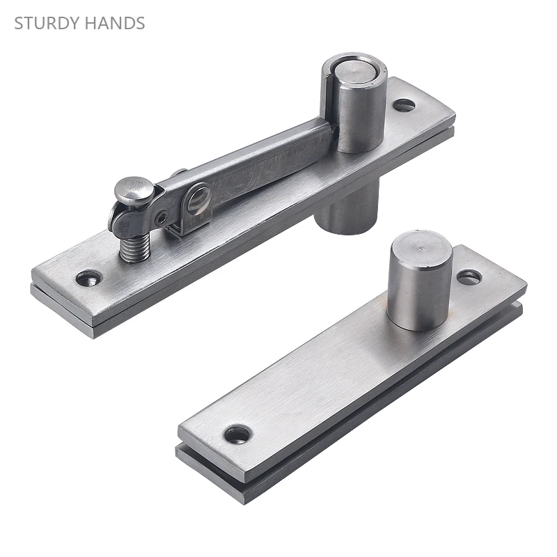 

1PCS304 stainless steel door shaft hinge Heavenly Sky Rotary invisible door heavy-duty invisible hinge Woodworking