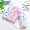 4Pcs/Pack New Color Cotton Flannel Diapers Baby Swaddles Wrap Receiving Bedsheet Print Blankets For Baby Girls Boys 76*76CM 4