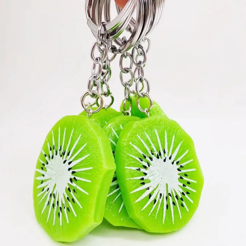 Kawaii Acrilico Moda Kiwi Portachiavi Charms Per La Decorazione Fai Da Te Borsa Portachiavi Gioielli Creativi Che Fanno Portachiavi Fai Da Te Regali G