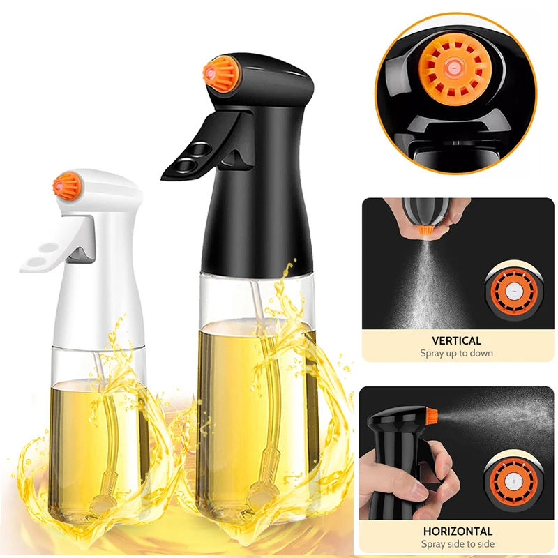 Bottiglia di olio da 240ml per cucinare accessori da cucina per barbecue  cottura Spray per olio d'oliva per friggitrice ad aria Dispenser per  bottiglie di olio di aceto per insalata - AliExpress