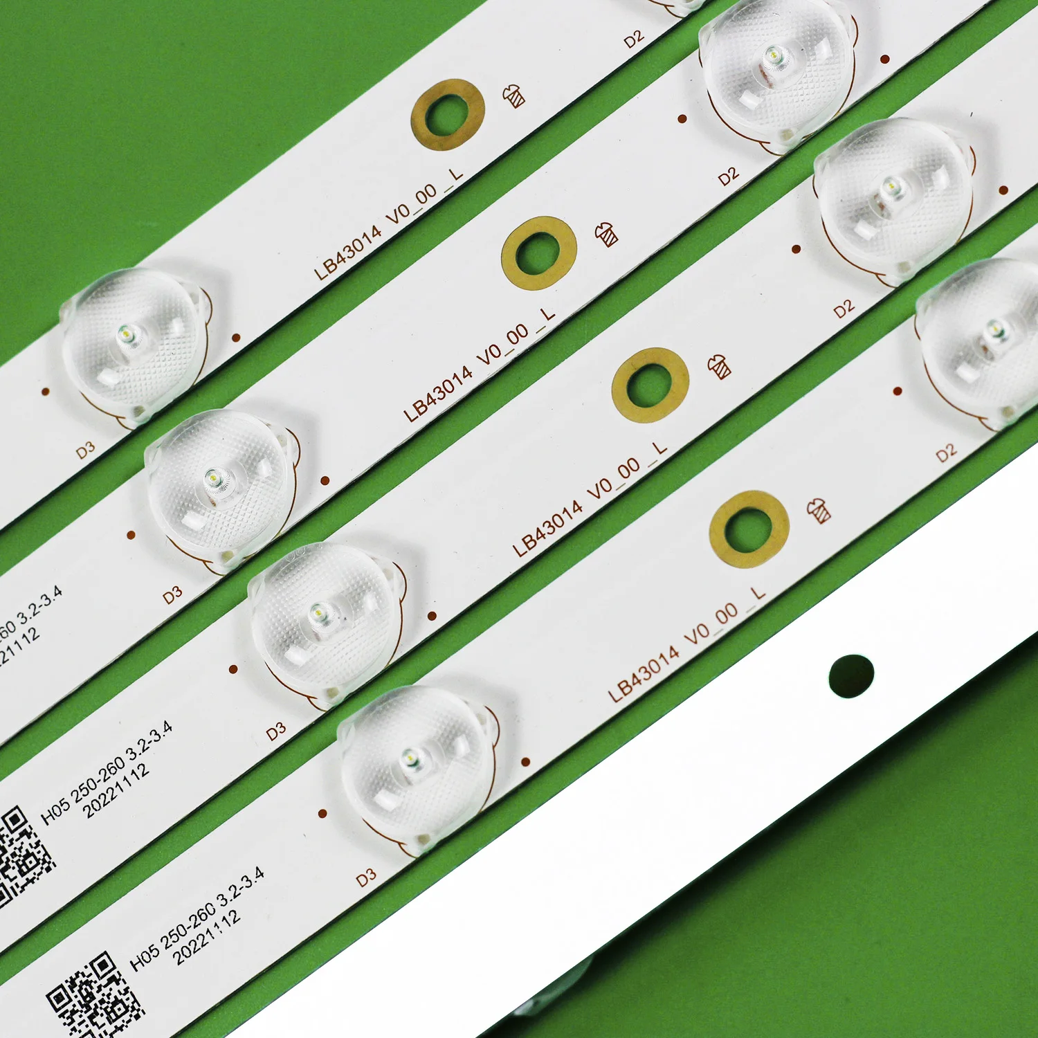 Fita Led para Philips 43pus6272 43pus6401 12 43pus6501 12 43pus6551 12 43pft4439 43pfh4319 43pfk6540 43pus6753 43pfk6560 Lb43014 - Imagem 2