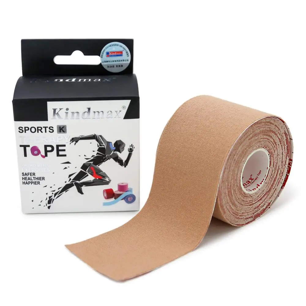 

Kindmax 5cm*5m Cotton Kinesiology Tape,Knee Pads for Sport Fitness,Elastic Athletic Bandage for Muscle