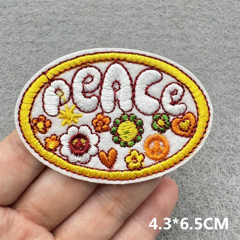 Bohemian Inspirational Quotes Stickerei Patch DIY Kleidung Tasche Dekoration Patch Aufkleber Positive Energie Stickerei Aufkleber – Detail 5