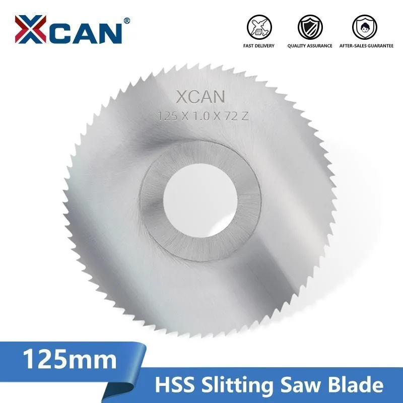 XCANHighSpeedSteelSlittingSawBlade125mmDiameter25427mmArbor