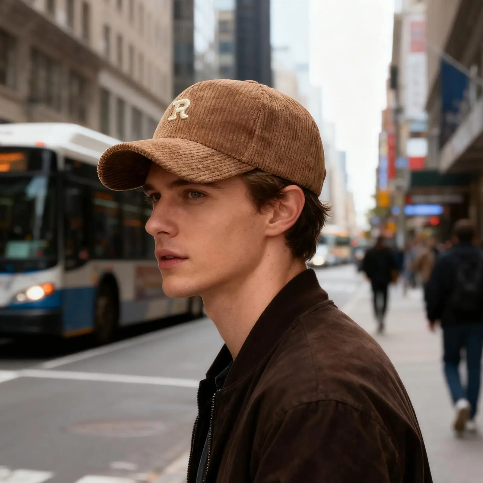 Baseball Hats 3D Embossed Letter R Adjustable Headgear Structured Baseball Hat For Family Friends Casual Sports Outdoor Travel