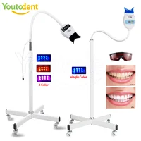 40W équipement de laboratoire dentaire lampe de blanchiment des dents 8 LED 1 couleur/3 couleur ampoule dentisterie accélérateur de blanchiment des dents 1