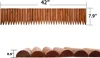 Wooden Short Fence Outdoor Landscape Edge Flexible Decorative border - Tree fence - Spring garden and yard maintenance 2