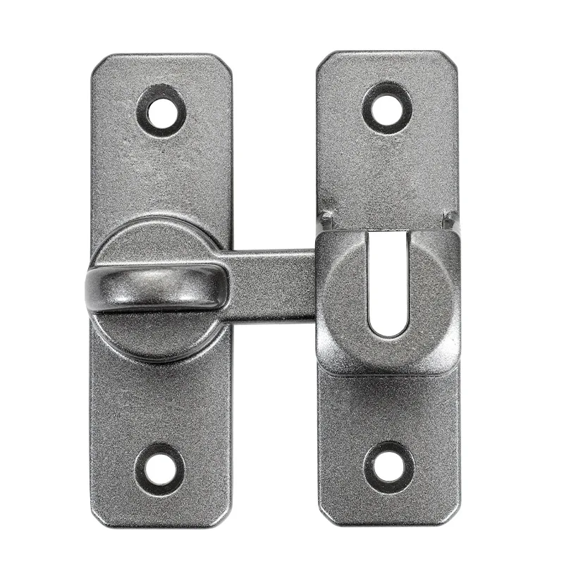 Aluminum Alloy Sliding Door Lock Buckle - Household Security Latch