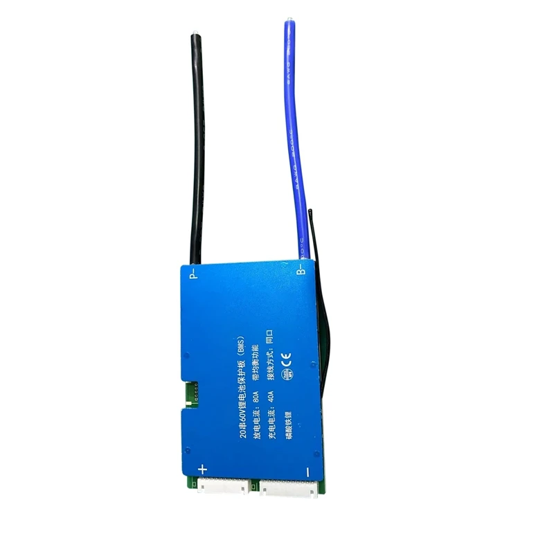 

BMS 20S 80A Lifepo4 Lithium Battery Management PCB Protection Board With Balanced Leads For 18650 Lifepo4
