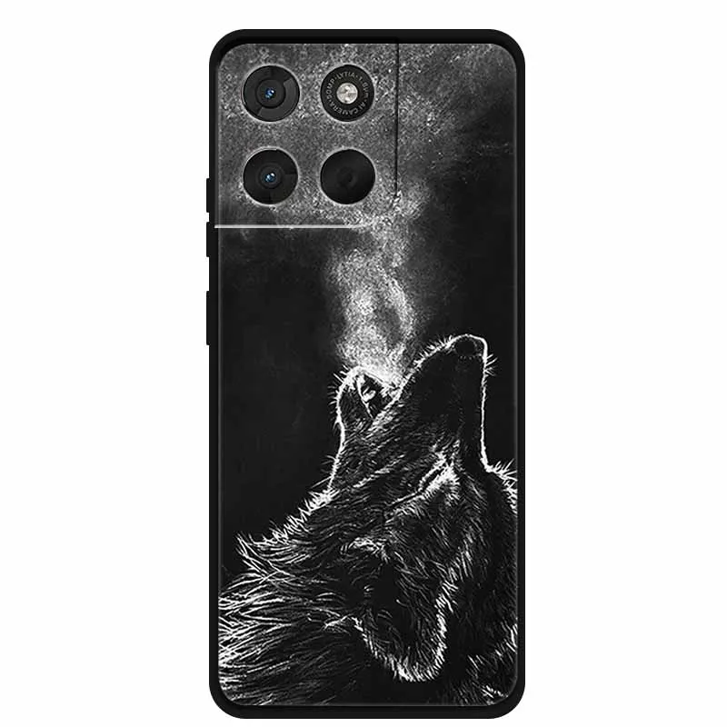 Cartoon Silicone Bumper Shockproof Soft Case - Protective Back Cover