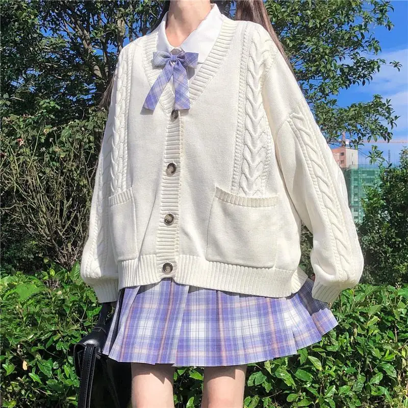 Kawaii Japanese College Style Harajuku Cardigan