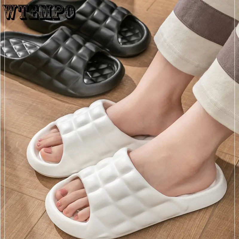 

WTEMPO Women's Thick-soled Soft Light Slippers Indoor Bathroom Bathing Silent Non-slip Household Shoes Wholesale Dropshipping