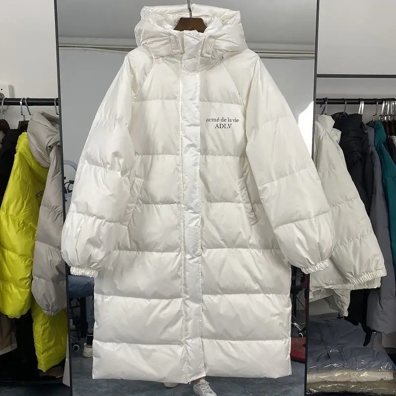 Overtheknee Down Jacket Women's Midlength 2022 New Korean Fashion