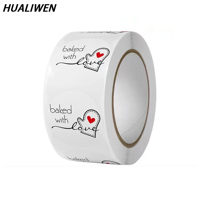 

500 Pcs Round Laser Handwritten WordArt Thank You Gift Seal Sealing Stickers with Waterproof Wedding Holiday Business Label