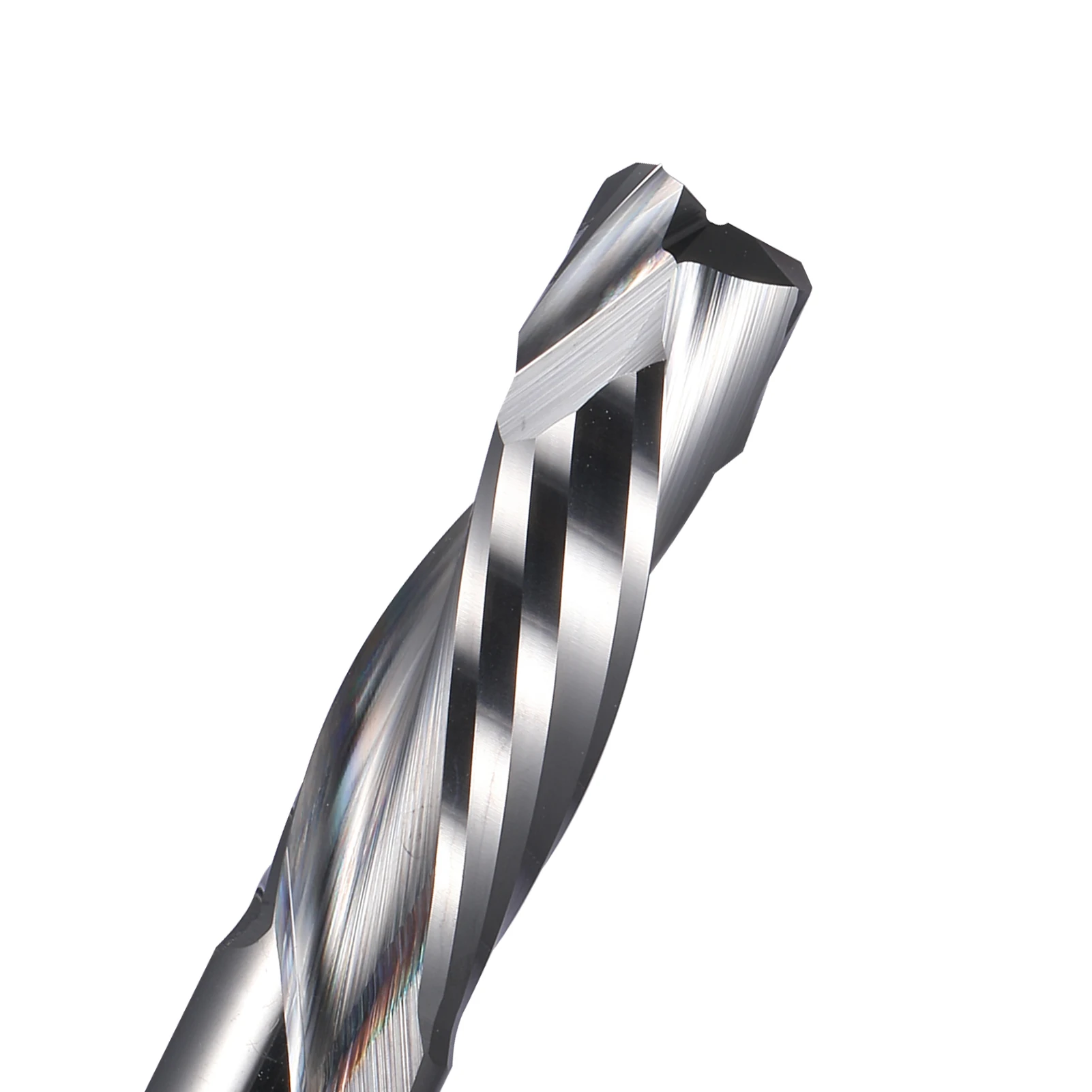 Spiral Cut Double Edge Wordworking End Mill Carbide End Mill Woodwork Tool Milling Cutter For Plywood Solid Wood 10Pcs