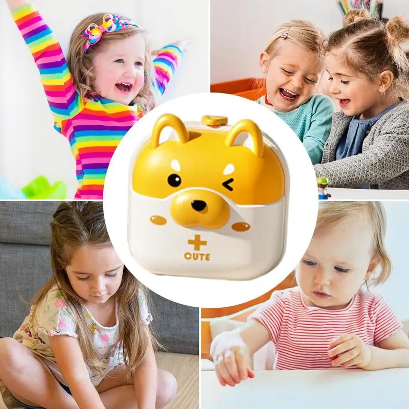 Doctor Set 45PCS Cute Animal Kids Doctor Playset Educational Role Playing Game Toys For Kids Ages 4 Pretend Playset