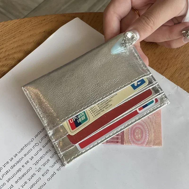 

Ultra-thin Genuine Leather Card Holder Large Capacity Multi-card Slot ID Bank Credit Card Bag Mini Cute Wallet for Women