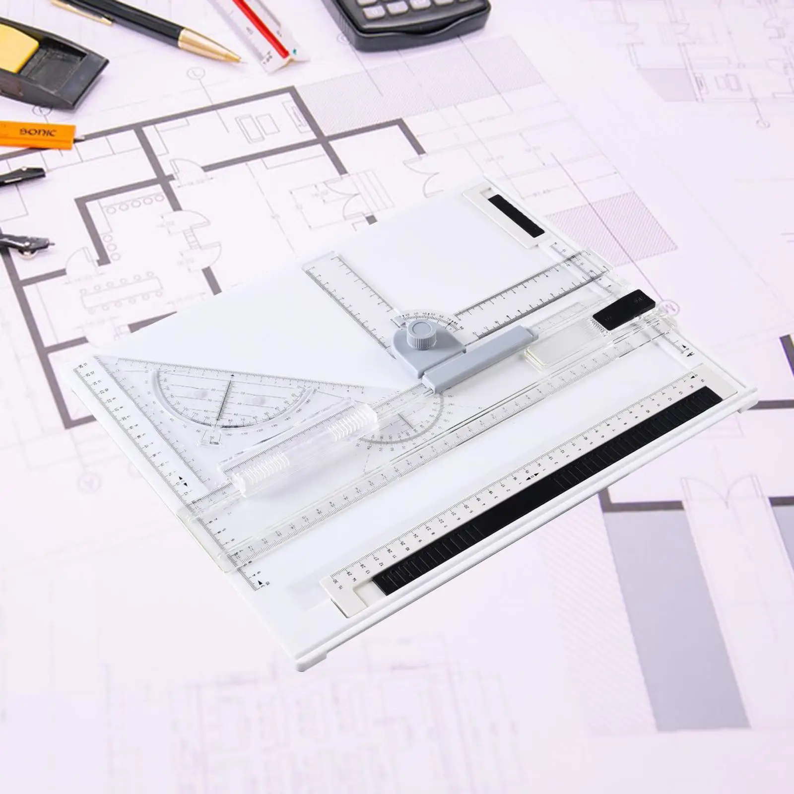 A4 Drawing Board Drafting Table Graphic Architectural Sketch Board Adjustable Angle Metric Drafting Table Drawing drawing table