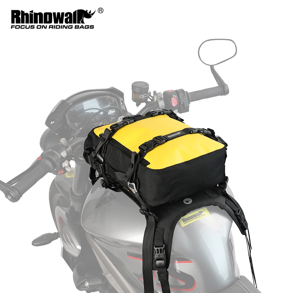 

Rhinowalk Motorcycle Tank Bag And Bag Base Set 6L/8L/10L Waterproof Universal Motocross Front Oil Fuel Tank Saddle Backpack