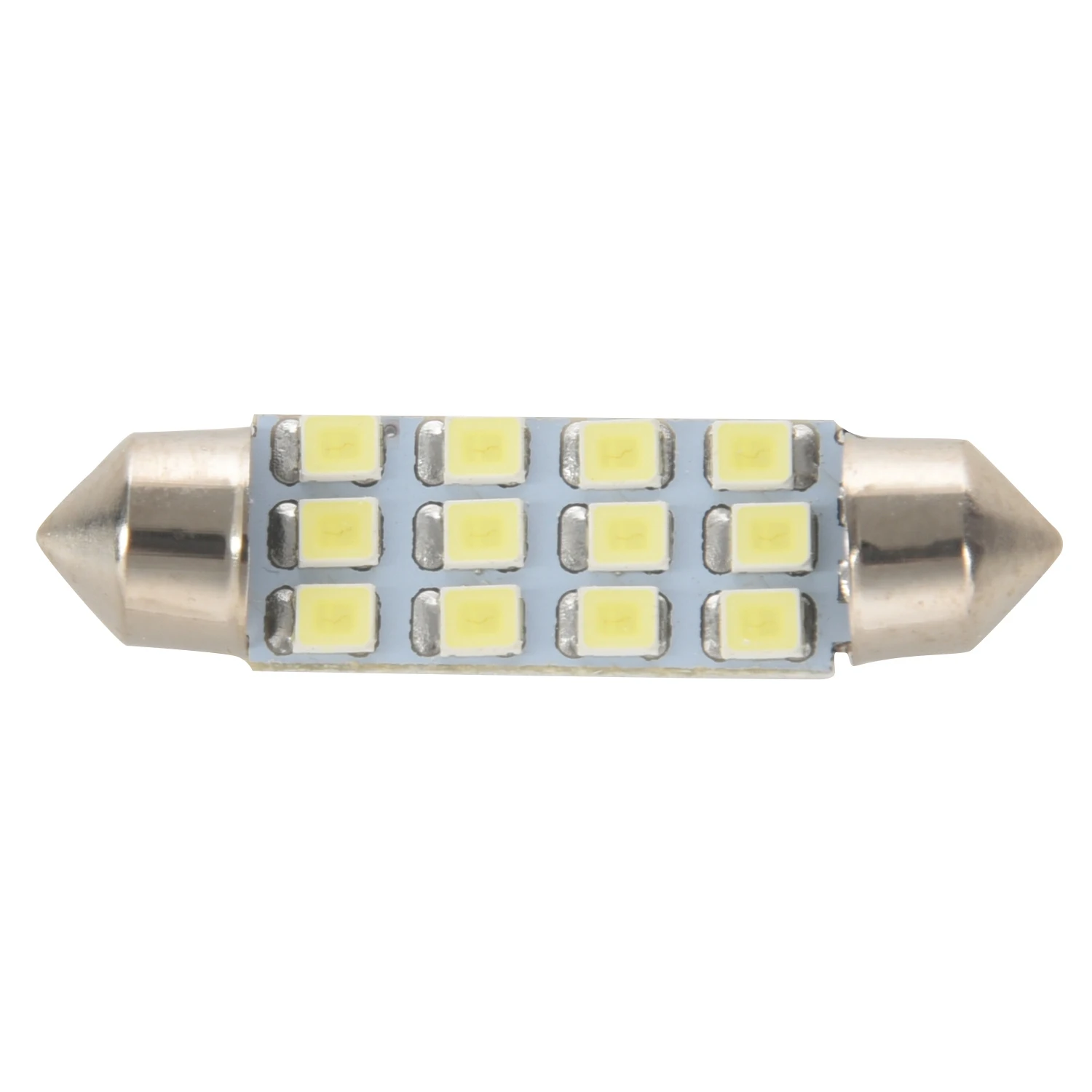 

42mm 12 SMD 3528 LED White Car Interior c5w Dome Festoon Bulb Light Lamp DC 12V