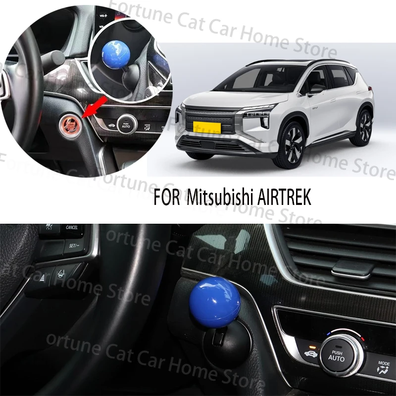 

FOR Mitsubishi AIRTREK car BUTTON START Modification of pull rod decorative ball All metal ball tie rod Circular