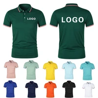 Polo d'été à manches courtes pour hommes et femmes, logo imprimé personnalisé, nom brodé, sport de société, course à pied, grande taille 5xl 6xl 1