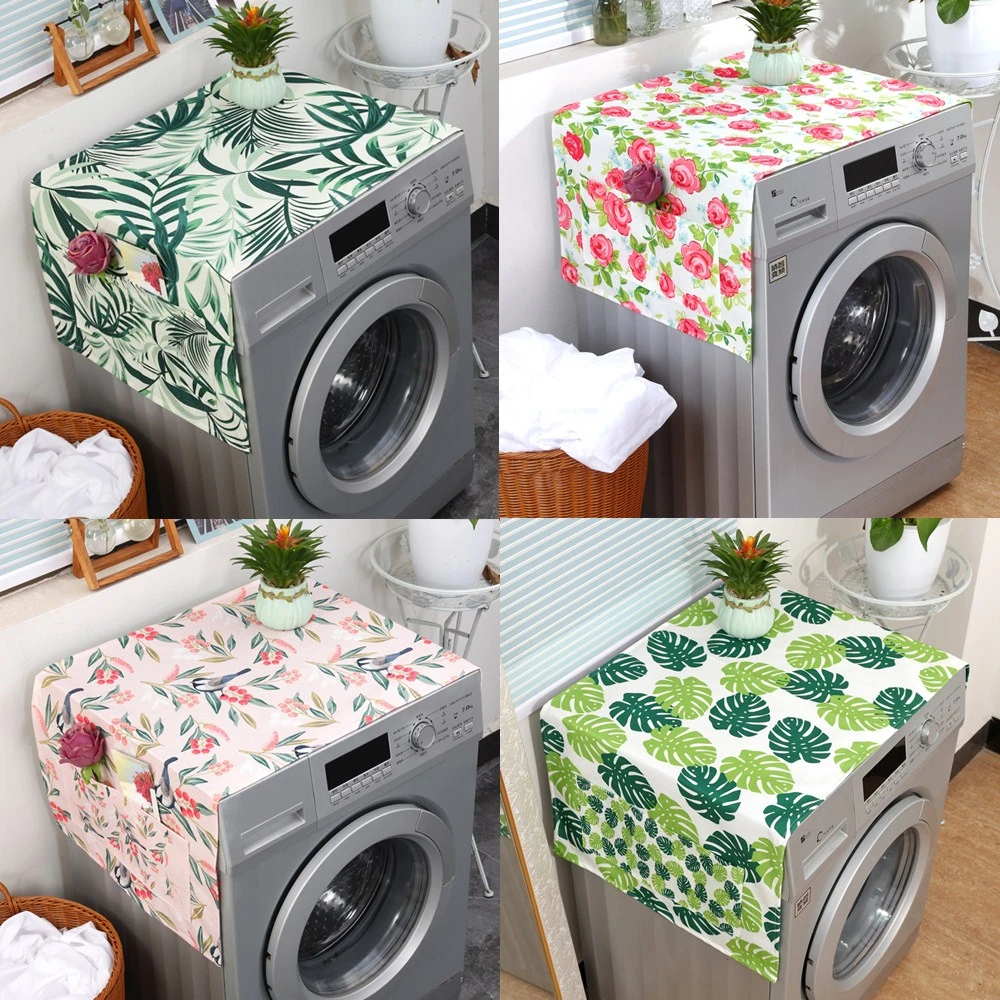 Home Cloth Art Microwave Oven Dust Cover Kitchen Oven Oil Smoke Cover Home  Textile Home Decoration Cartoon Plastic Hanging Bag - AliExpress