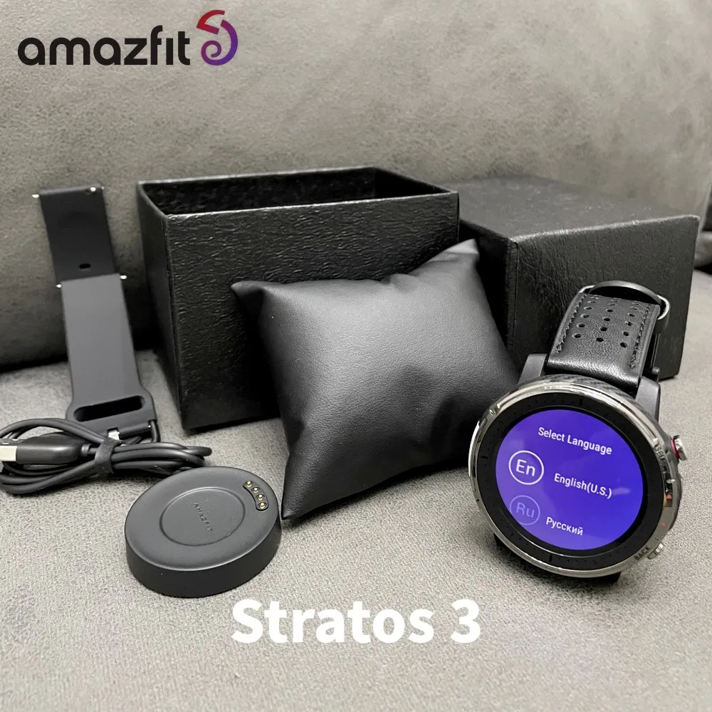 Smartwatch Amazfit Stratos 3 Negro Xiaomi Hombre