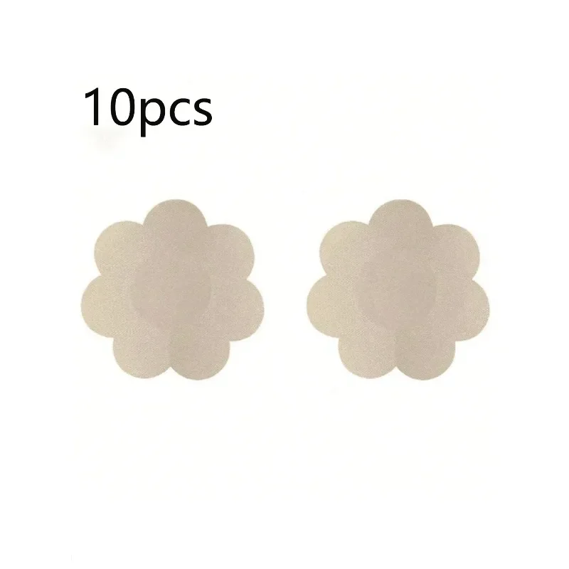 2 Pcs Reusable Rabbit Ear Nipple Sleeve Weight Lifting Silicone Adhesive Bra Pad for Sports Push-Up Plank WorkoutUI 5