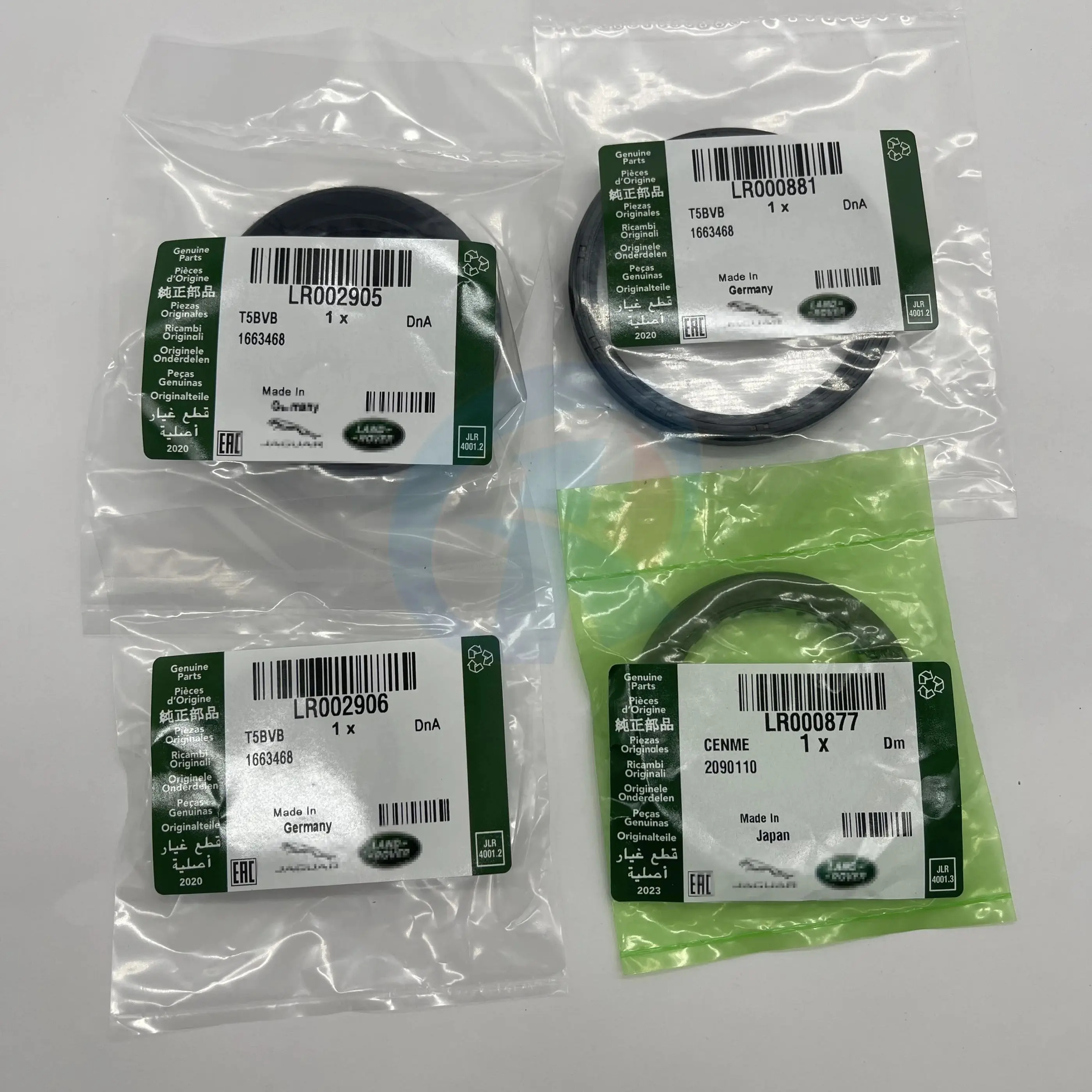 

6 SPEED AUTO TRANSMISSION DIFFERENTIAL OIL SEAL FOR LAND RANGE ROVER EVOQUE FREELANDER 2 LR000877 OUTER LR002906 INNER LR000881