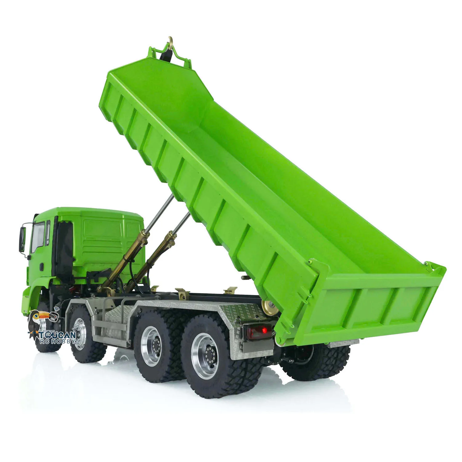LESU 1/14 RC Roll On/Off Tipper Truck MAN TGS 8x8 Hydraulic Dumper Car Toucan DIY Light Sound Remoted Control Model THZH1428 3