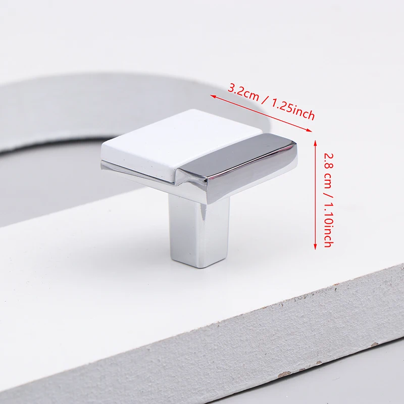 Description Picture 4 of itemModern Gold Black Chrome Kitchen Handle Zinc Alloy Cabinet Knobs And Handles Drawer Knobs Pulls Furniture Handle Door Hardware