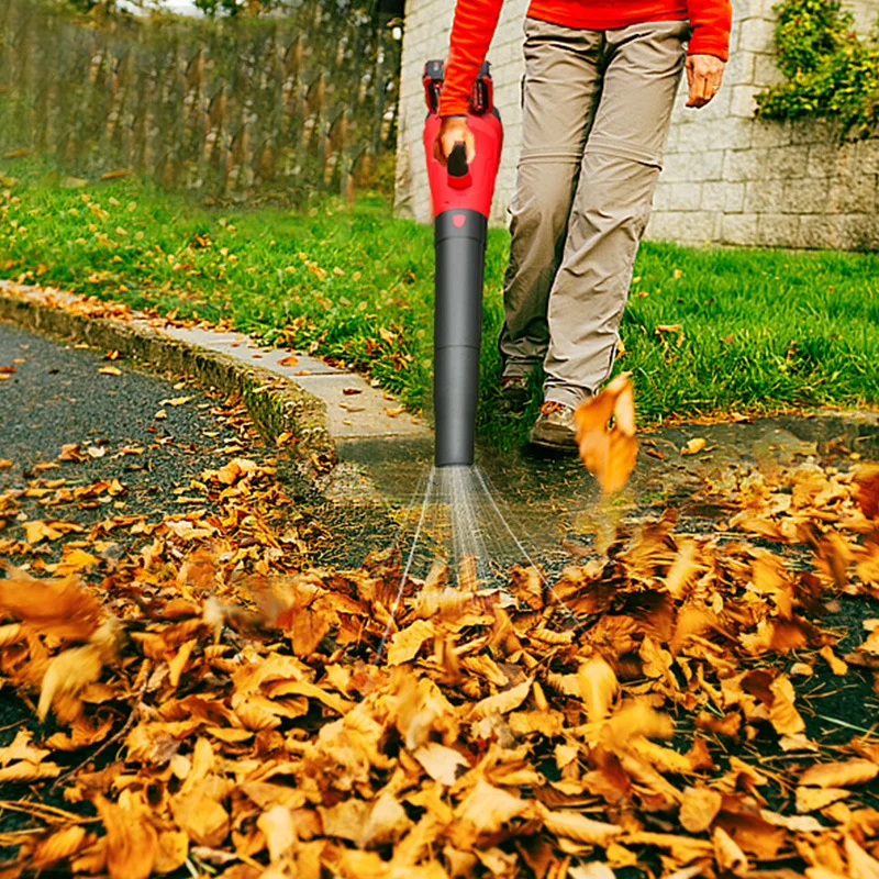 고출력 송풍기 산업용 리튬 배터리 충전식 강력 무선 낙엽 제거기 먼지 송풍기 무선 배터리 송풍기