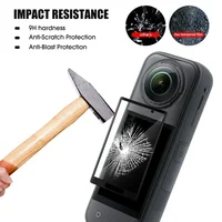 Protecteur d'objectif rotatif 8 en 1 pour Insta 360 X5 X4, avec protecteur d'écran, Films anti-rayures pour Insta360 X4 X5, protecteur d'objectif d'appareil photo 2