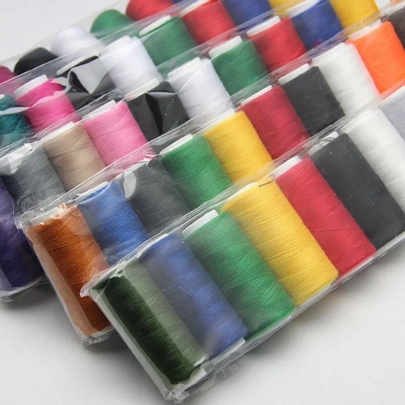 2pcs 500m Sewing Thread Polyester Embroidery Sewing Machine Threads Cross  Stitch Sewing Floss Kit Sewing Quilting Accessories