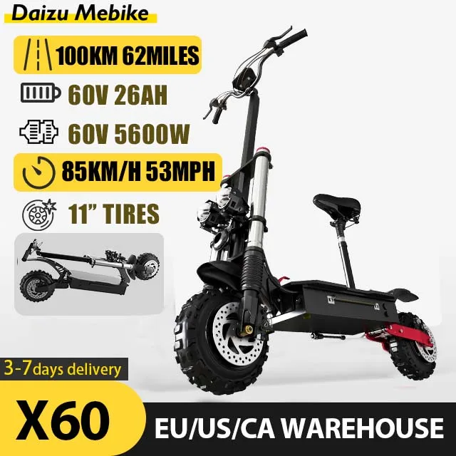 5TH WHEEL Electric Scooter - 500W Peak Motor, 13.7 Miles Range & 15.5 MPH,  Triple Braking System, 8 Inner Tires, Foldable Electric Scooter for Adults  and Teens, iF Design Award Winner 