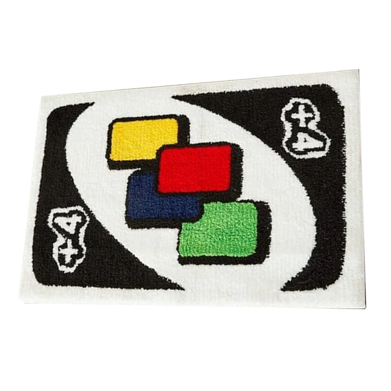 

Reverse Card Doormat Tufting Carpets Living Room Bedside Floor Mat Soft Area Rug Thickened Antislip Carpet Home Decor 1 Piece