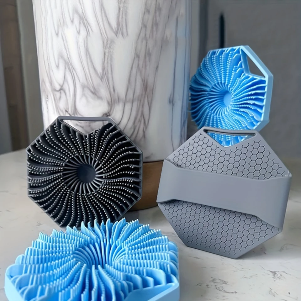 Ergonomic Silicone Body Scrubber Bath Brush