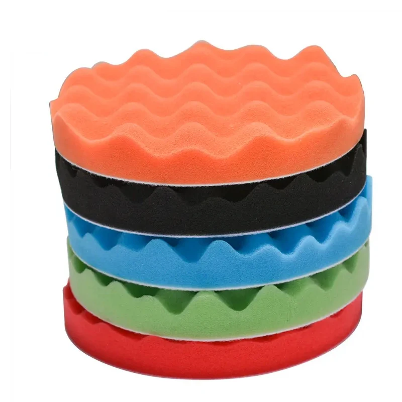 5Pcs/10Pcs Car Polishing Sponge Pad Auto Polisher Buffing Pads Beauty Polishing Tool For Clean Waxing Wash Maintenance