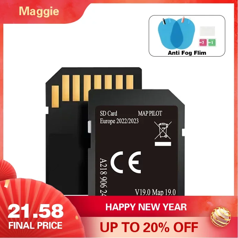 A218 Map V19 Versione Completa 2022-2023 Navigazione Europa Per Mercedes Garmin A B C Cla Cls E Gls Sd Card