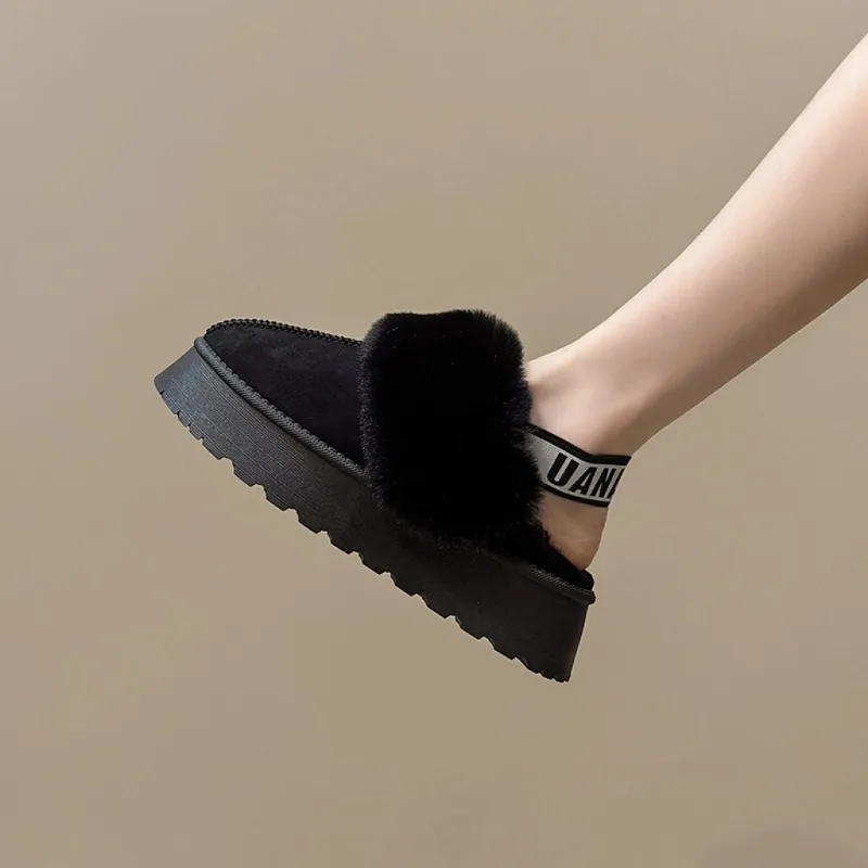 2024 New Winter Snow Boots for Women - Fur Lined with Thick Fleece and Warm Cotton - 3
