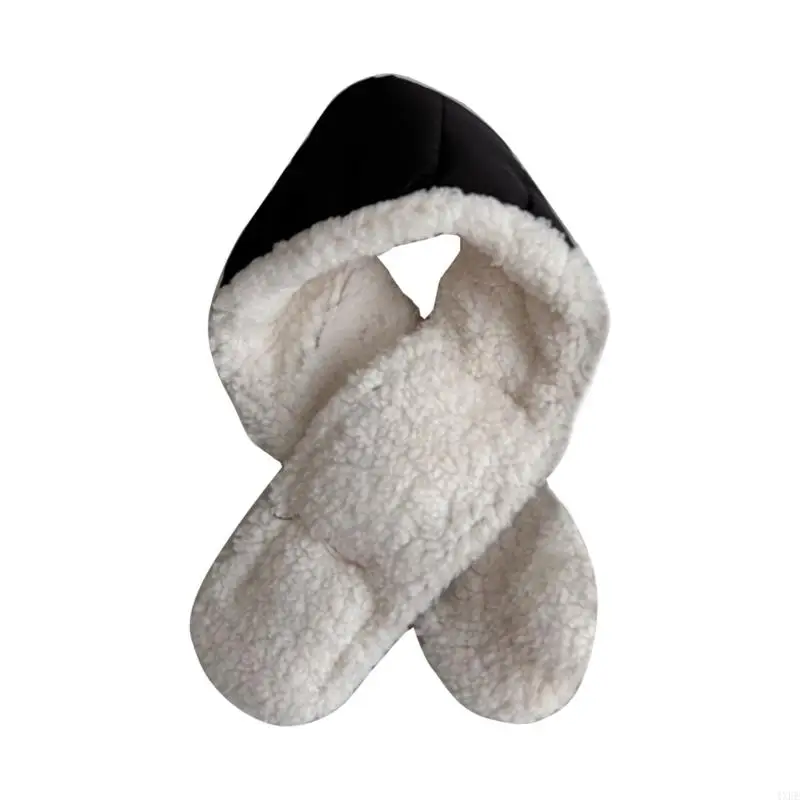 4XFE Warm Fleece Shoulder Wrap Versatile & Stylish Scarf Warmer for Boys & Girls