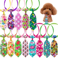 50/100pcs Easter Dog Neckties Rabbit Adjustable Tie Bowties For Small Dog Cat Easter Small Dog Puppy Grooming Accessories 2