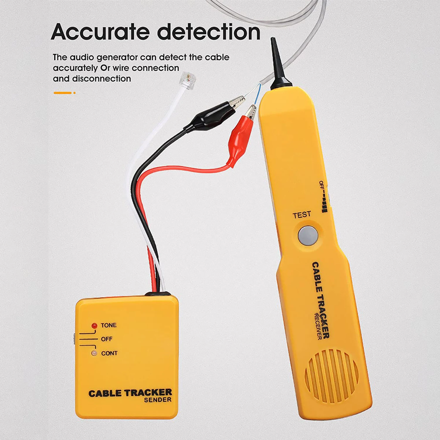 Advanced Wire Tracer and Tone Generator Kit - Cable Detector and Continuity Tester