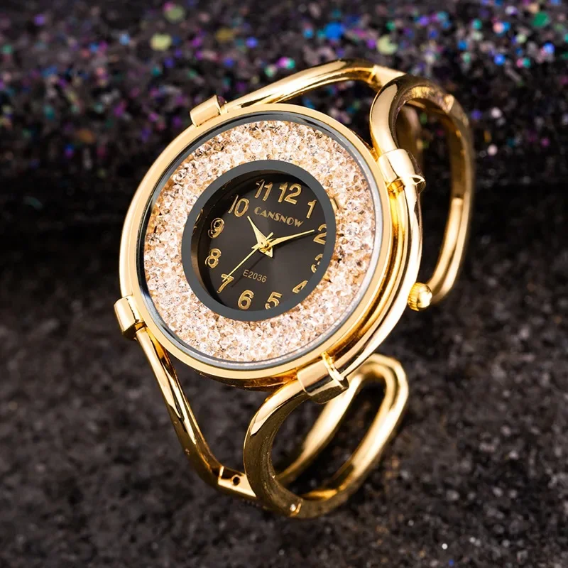 Women Watches Fashion Ladies Luxury Gold Silver Bracelet Casual Dress Watch Quartz Clock Wrist Watch Hodinky Reloj Mujer 3