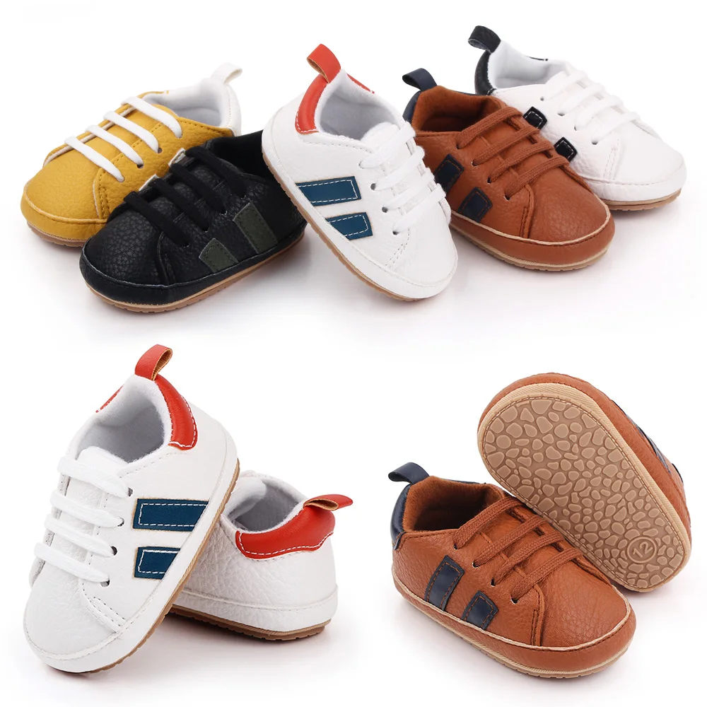 Baby Casual Shoes for Spring and Autumn TPR Sole Anti-slip High Quality PU Hot Selling Multiple choice 2023 Baby New Fashion 6