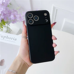 Shockproof Liquid Silicone Phone Case - Soft and Durable Protection - iPhone Air (Black)