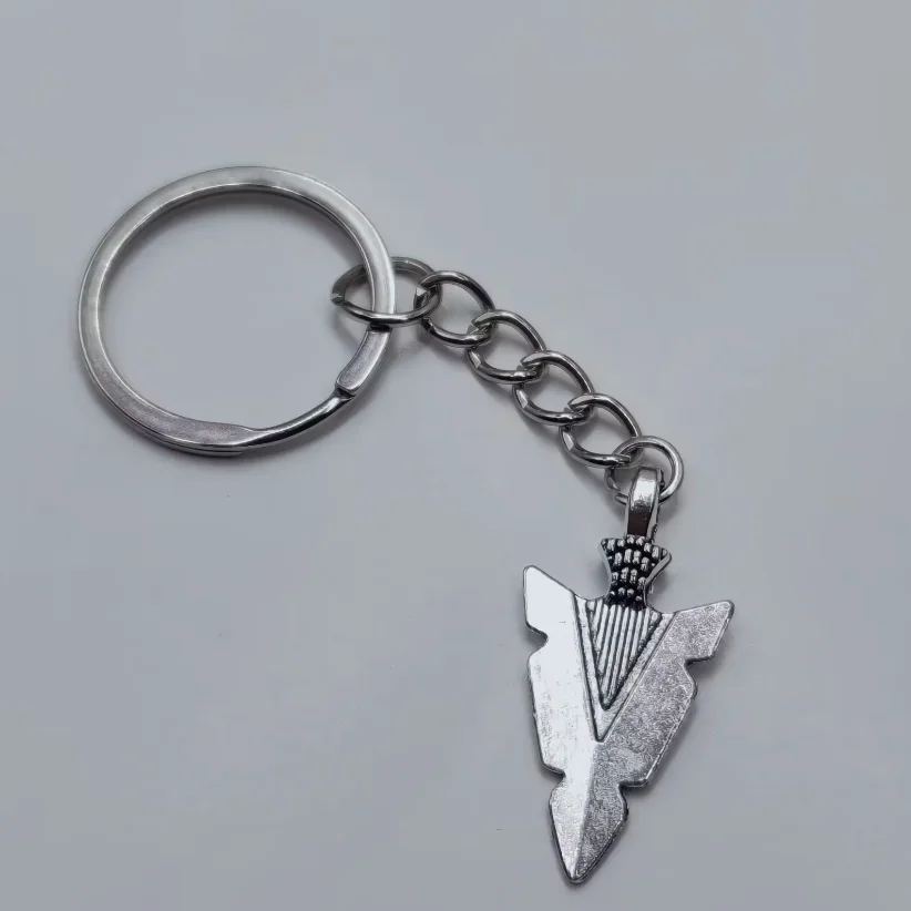 고딕 레트로 패션 화살표 크리에이티브 키체인, 부적 키링, 초자연 위카, 여성 남성 장식 쥬얼리, 1/10 개